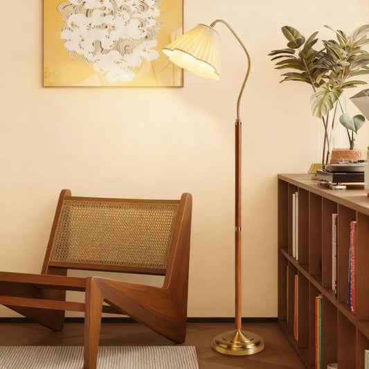 Retro Fabric Floor Lamp